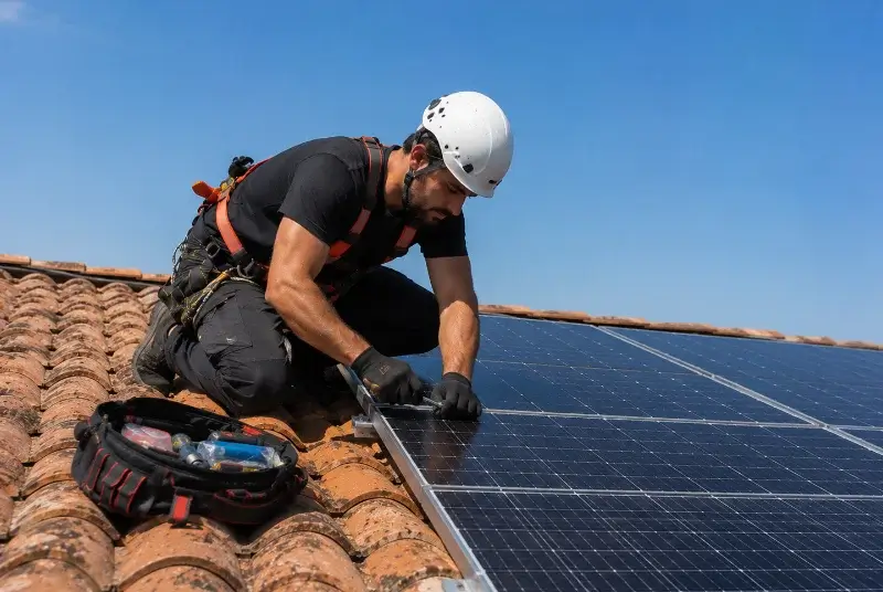 Maintenance et monitoring de panneaux solaires à Urrugne