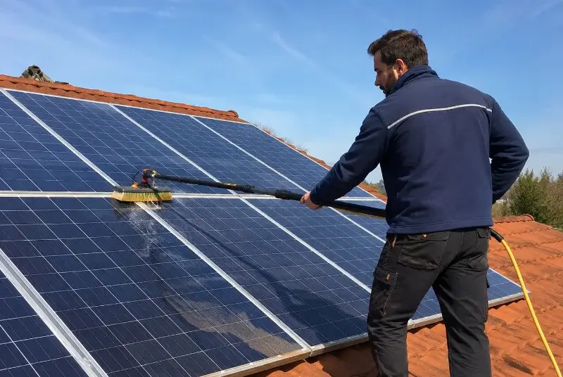 Nettoyage et entretien de panneaux solaires à Urrugne
