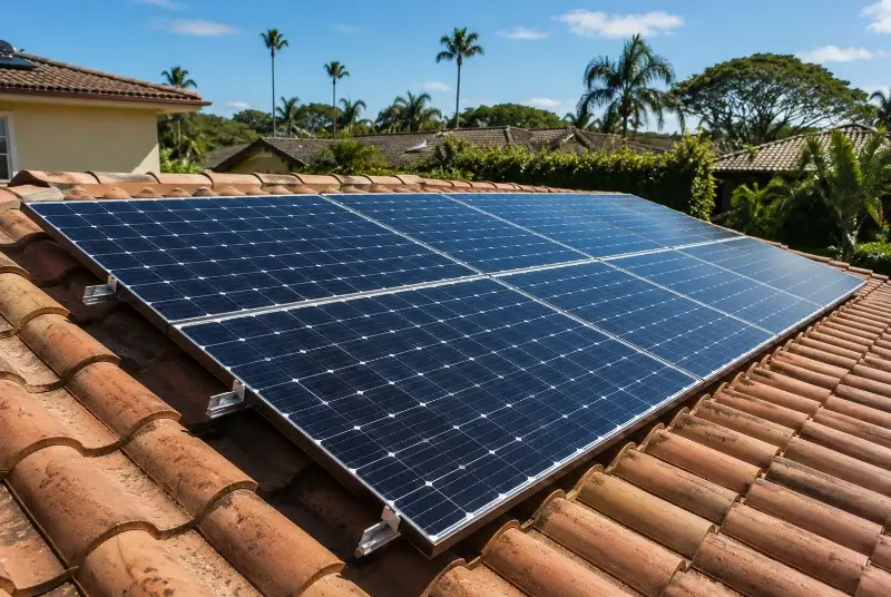 Installation de panneaux solaires à Urrugne